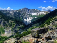 Wanless Lake outside of Libby MT